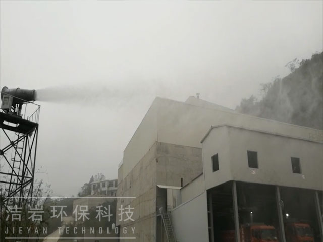 重庆合川搅拌站装车楼干雾抑尘系统