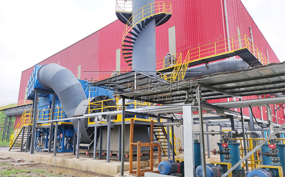 钢渣泼渣车间湿式除尘器 